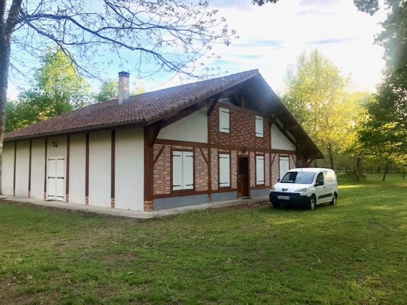 traitement contre les insectes et termites d'une maison à colombage à Lit et Mixe dans les Landes