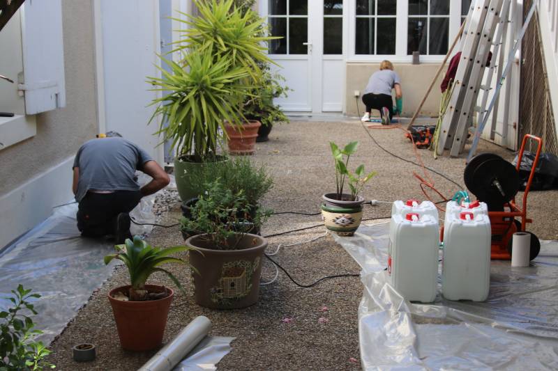 Traitement des murs humides d'une maison à Arcachon